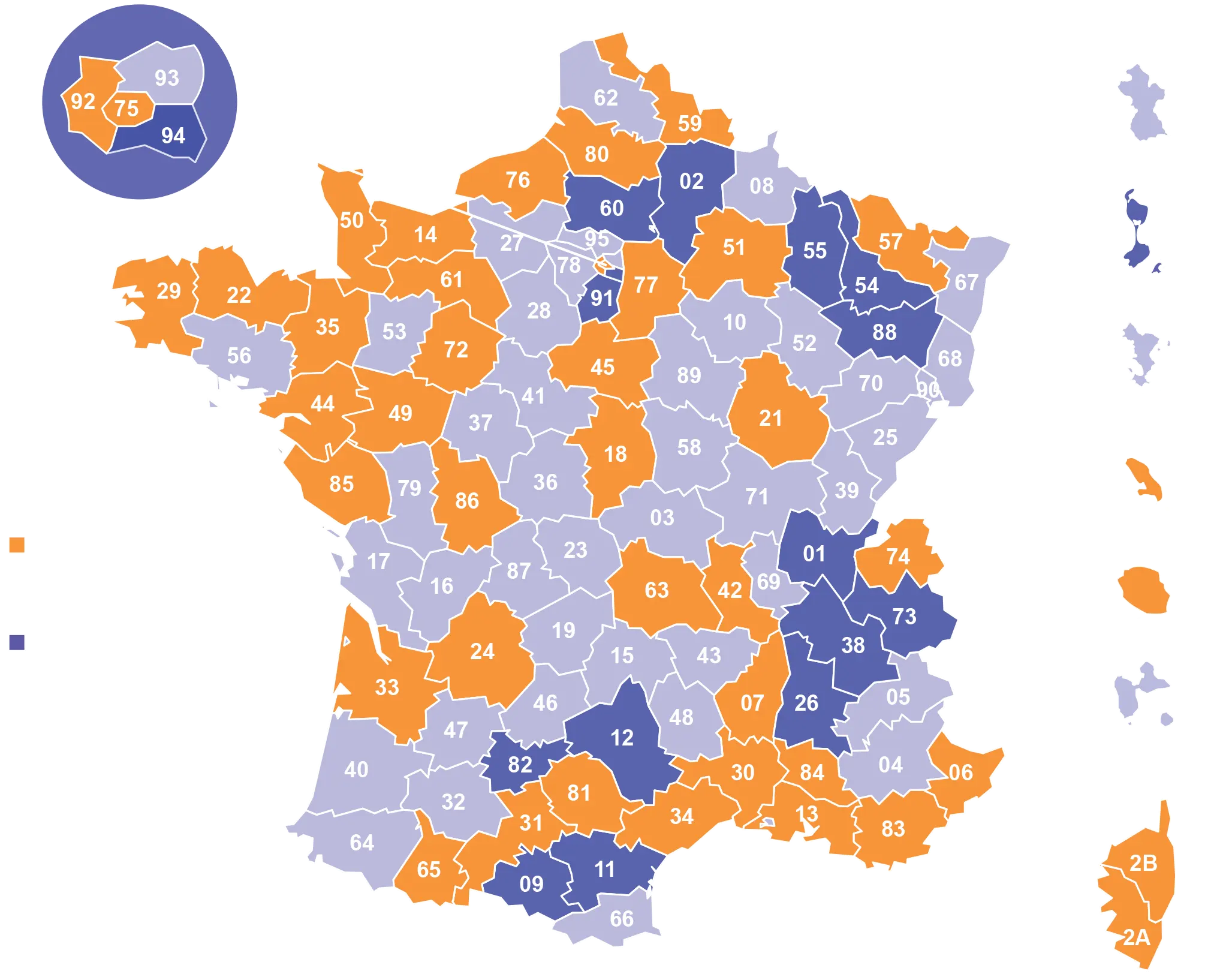 Carte Réseau Fédération Nationale de l’École des Parents et des Éducateurs - FNEPE